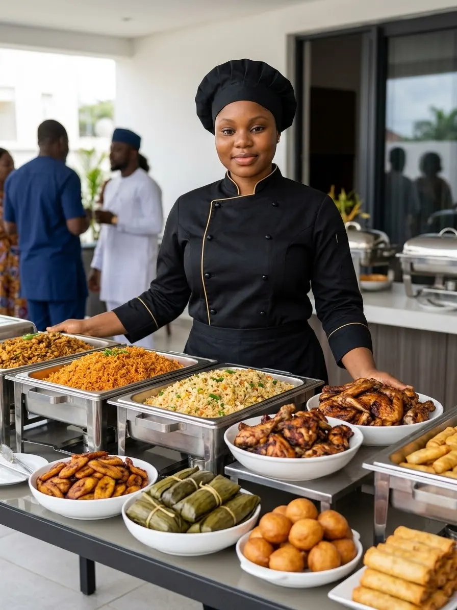 Nigerian Cuisine: Authentic flavours, exceptional presentation.